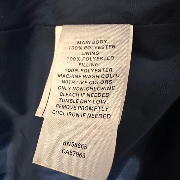 Nordstrom Navy Puffer Jacket for Kids Size 8/10 - Picture 6 of 7